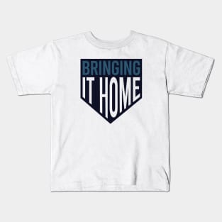 Baseball Phrase Bringing It Home Kids T-Shirt
